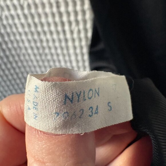 Vintage Van Raalte sleek minimalist black slip dress lingerie coqutte vixen 34 - Picture 4 of 5